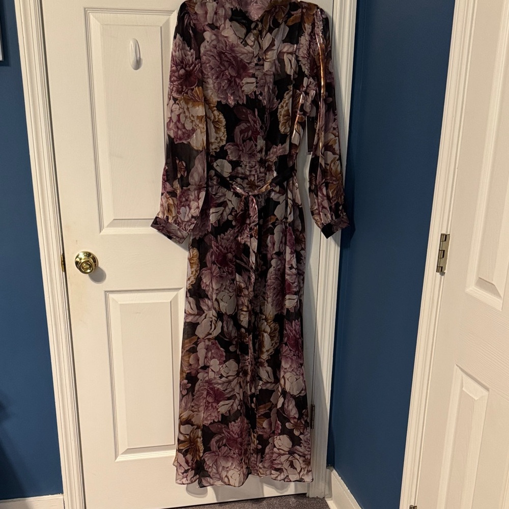 Julia Jordan Black Multi Floral Dress